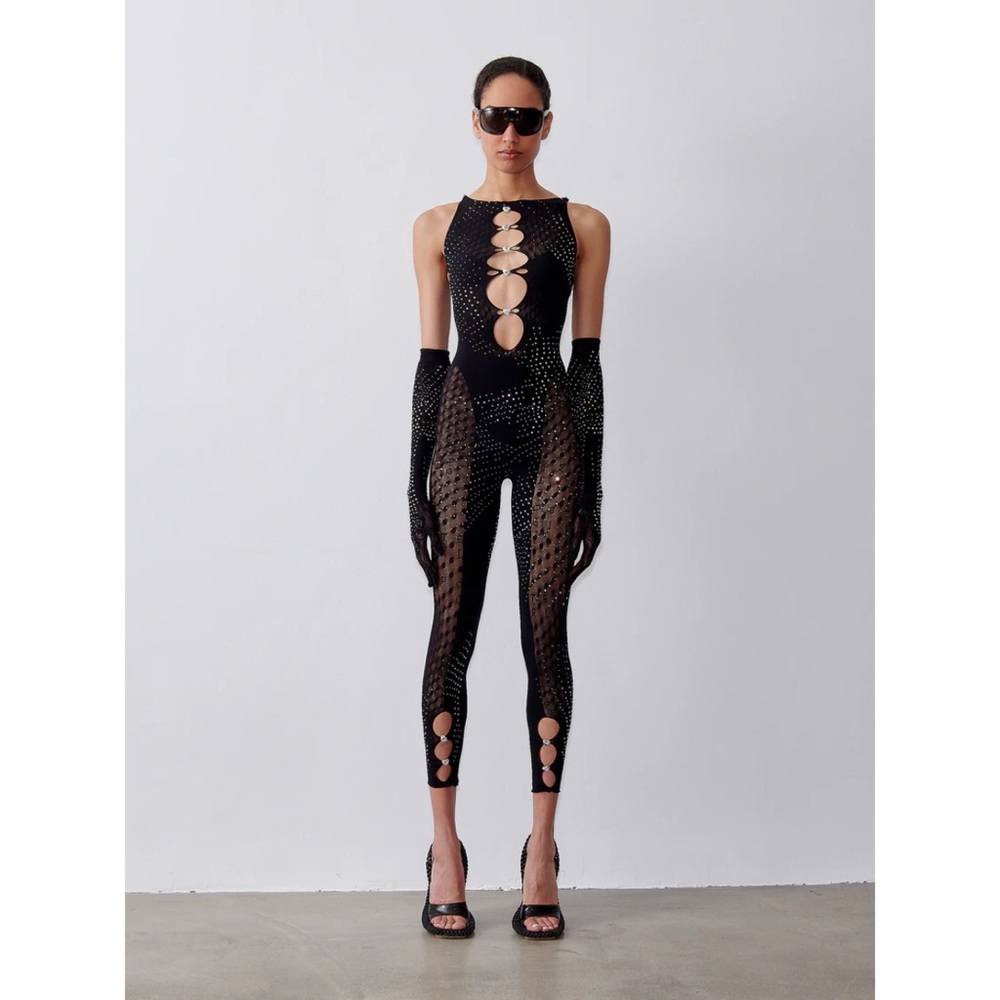 ISO RHINESTONED JANICE JUMPSUIT “JETTA JUMPSUIT”